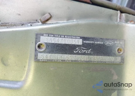 1968 Ford Galaxie z USA, uszkodzony, nr VIN 8N54Z100598